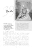 A page from The Stone Circle Oracle by Schiffer Publishing, Ltd. features an illustration of Thoth, the wise Egyptian deity, writing on a scroll—perfect for use in meditation cards or self-exploration tools.
