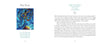 An open book from Rumi's Gift Oracle Cards by Schiffer Publishing, Ltd. shows a vibrant Fool tarot card illustration with a blue poem; opposite is poetic prose with a blue heading and a small heart symbol above the text.