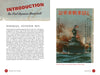 A page from Schiffer Publishing, Ltd.'s "Japanese War Fantasy 1933" shows a bombshell in Hawaii, Dec. 1933, next to a vintage pulp magazine cover with a battleship and rising sun—capturing the tense US-Japan war era.