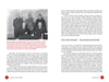 A black-and-white photo of five men in suits, likely key figures from Japanese pulp fiction, is featured on a book spread for "Japanese War Fantasy 1933" by Schiffer Publishing, Ltd., with a caption and text beneath the group portrait.