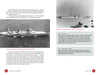 A dramatic black-and-white photo of the USS Houston (CA-30) in harbor, featured on "Japanese War Fantasy 1933" by Schiffer Publishing, Ltd., with Japanese pulp fiction-inspired text and nearby vessels completing the scene.