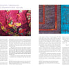 A close-up of "The Cumulative Cloth, Wet Techniques" by Schiffer Publishing, Ltd., highlighting innovative trends in fabric surface design with striking wet textile techniques.