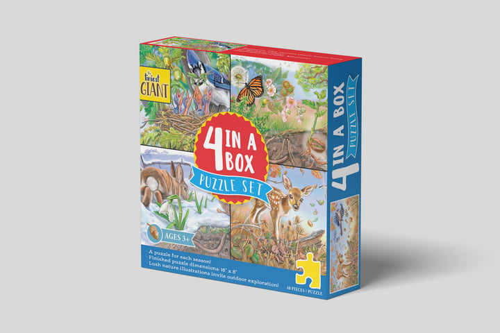 The Tiniest Giant 4-in-1 Puzzle Set – Schiffer Kids