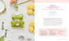 The image shows HeartFELT Crafts to Make and Give by Schiffer Publishing, Ltd., featuring a green felt frog brooch with pink cheeks and a flower, sewing tools, decorations, step-by-step instructions, and a materials list for beginner felt or embroidery projects.