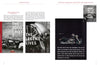 Two magazine pages celebrate Gilroy Indians by Schiffer Publishing, Ltd.—a tribute to Indian Motorcycle’s legacy. The left shows a 2000 Chief close-up, THE LEGEND LIVES; the right displays another black bike and a quote on Gilroy’s uniqueness.