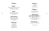 The Bark Craft table of contents by Schiffer Publishing, Ltd. features centered section titles—Preface, Birch, Bark, Harvesting, Weaving, Joining, Folding, Preserving your birch bark projects, The Future—and page numbers on a white background.