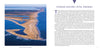 Aerial view of Cape Point on the Outer Banks, North Carolina, showing a sandy peninsula curving into ocean waters near Cape Hatteras, from the book "Outer Banks" by Schiffer Publishing, Ltd.