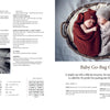 Two babies in a wicker basket wear hand-knit caps and cocoons in brown and mauve. Baby Knits from Norway by Schiffer Publishing, Ltd. includes Nordic-inspired patterns and diagrams for creating charming Norwegian baby knits.