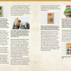 A book spread from Adventure Whittling by Schiffer Publishing, Ltd. features pastel illustrations, painting tips, and techniques inspired by wood carving projects. You’ll find color swatches, photos of a painted rabbit figure, and text about custom colors, blending, and using multiple tones to paint realistic animals—making it perfect for anyone interested in adding finishing touches to step-by-step whittling or whittling for beginners.