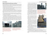 Two pages from the Ro-Ro Handbook by Schiffer Publishing, Ltd. showcase hydraulically operated ramps on Ro-Ro ships, with photos of ramps in action, hydraulic parts, and multiple ramp angles accompanied by detailed captions.