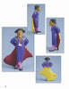 Four views of "Carving a Bull Fighter & the Bull" from Schiffer Publishing, Ltd.—a colorful matador figurine in a purple jacket, pink pants, black hat, and red or yellow cape, inspired by a Mexican bullfight, on a light blue background.