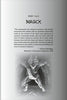A page titled “Part Two: Magick” in Schiffer Publishing’s Werewolves features a lycanthropy quote and a black-and-white illustration of a menacing wolf-headed, muscular humanoid with claws, fangs, and a tattered loincloth.