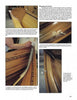 A close-up of a man painting a canoe showcases the detailed craftsmanship featured in the Woodstrip Rowing Craft by Schiffer Publishing, Ltd.