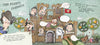 Illustration featuring a castle, sleepy princess, dozing characters, animals, and trees. Text bubbles enliven "They Turned Me Down!" by Schiffer Publishing, Ltd.—ideal for interactive or augmented reality children’s books.