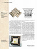 A magazine page from "GOLD" by Schiffer Publishing, Ltd. features ornate gilded designs, two decorative capitals, a gilded picture frame, and text about the history of gold and gilding in art and architecture.
