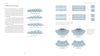 Two pages from "Pleating" by Schiffer Publishing, Ltd. feature clear text and blue-shaded diagrams of box and accordion pleats—ideal for learning fabric folding and stitching methods used in high-fashion designs.