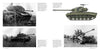 Schiffer Publishing, Ltd.’s "M26 Pershing" features four military history images: three black-and-white WWII photos of damaged tanks with soldiers in muddy fields, plus a color side-view illustration of an intact M26 Pershing on white.